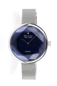 SO&CO New York Damenuhr Kristallschliff Zifferblatt Edelstahl Mesh 415 $ - Bild 1 von 2