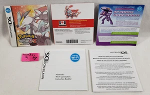 to complete Pokemon White 2 DS AUTHENTIC Manual Inserts Nintendo genuine - Picture 1 of 3