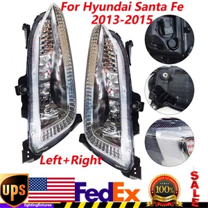 For 2013-2015 Hyundai Santa Fe Sport Fog Lights Fog Lamp Passenger & Driver Side - Bild 1 von 12