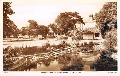 uk14663 everitt park oulton broad lowestoft real photo uk - Image 1 of 2