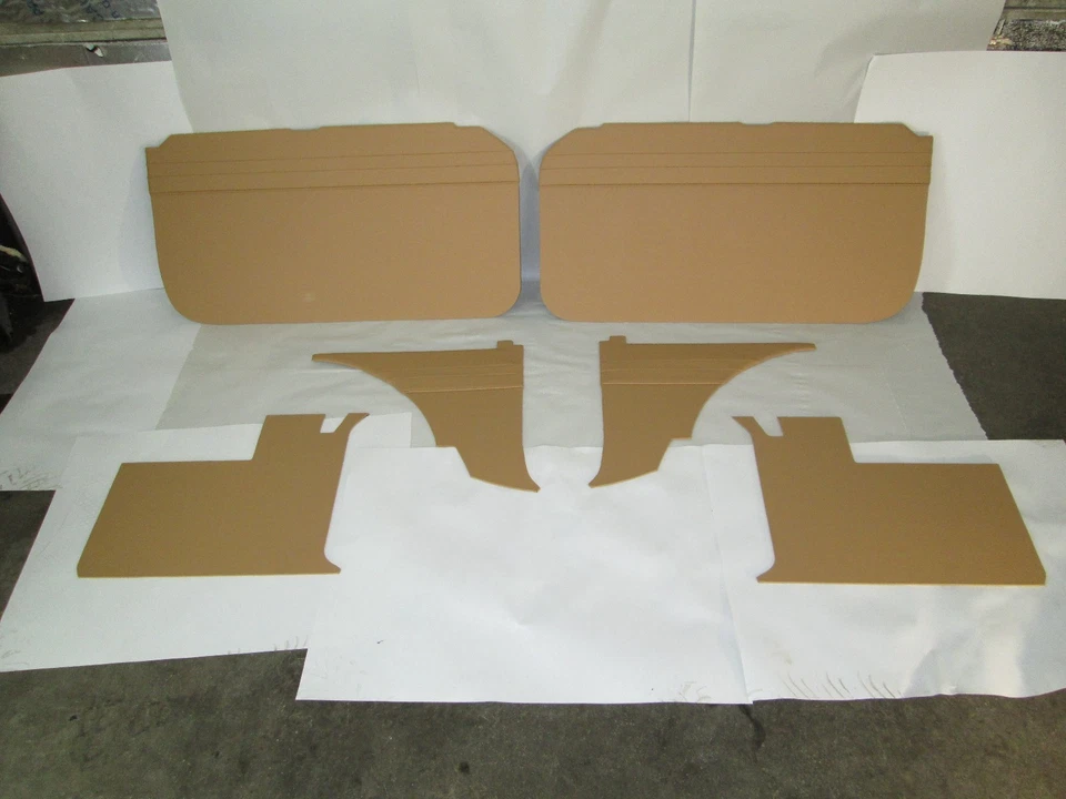 New 6 Piece Interior Panel Set with Door Panels MGB 1965-1967 Biscuit - Image 1 of 1