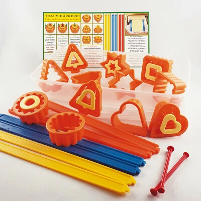 Ausstechförmchen Set 20-teilig für Lochplätzchen Set 3  Serie TRAUM-BÄCKEREI - Bild 1 von 4