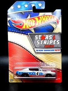 HOT WHEELS 2020 STARS & STRIPES SERIES '68 HEMI BARRACUDA #04/10 - Picture 1 of 6
