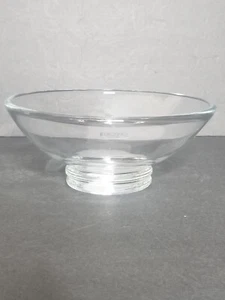 Nuevo tazón de vidrio Pottery Barn Krosno Polonia 7,5 pulgadas x 3,5 pulgadas nuevo con etiqueta - Imagen 1 de 12