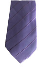 Cravate homme irisée simple bande violette mélange soie mélangée pour homme 