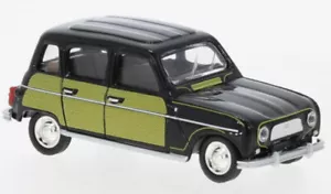 Norev 1963 Renault 4 Parisienne Black Yellow 1:64 Scale 3 Inch Diecast Model Car - Picture 1 of 6