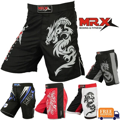 MMA Grappling Shorts UFC Mix Cage Fight Kick Boxing Fighter Martial Arts Shorts - Image 1 of 4