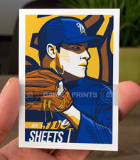 Ben Sheets Milwaukee Brewers Custom Baseball Card Series 1, Card #310