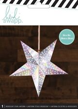 American Craft IRIDESCENT STAR Paper LANTERN 319944 Heidi Swapp 5 POINT 8” New