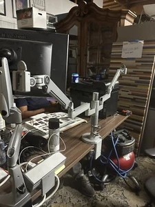 Humanscale Dual Monitor Arm Aluminum M/flex M2 - Picture 1 of 8