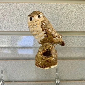 💥Eule Ornament Figur 💥 Statue Vogel Wohndeko Garten Kreidegeschirr 💥 - Bild 1 von 6