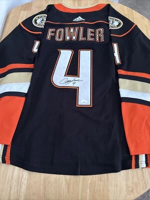 Camiseta deportiva Cam Fowler Anaheim Ducks autografiada con certificación JSA Foto 1 de 4