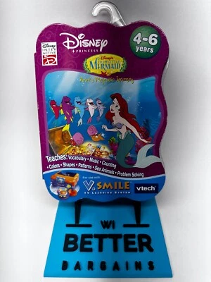 VTECH V.Smile Disney The Little Mermaid Ariel's Majestic Journey Smartridge NEW* - Image 1 of 3