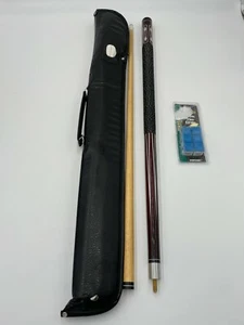 Halex Breakdown 2 Pc Pool Billiard Graphite Cue Vinyl Carrying Case 19 oz - Picture 1 of 4