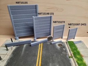 NOISE BARRIER WALL, SOUNDWALL FOR DIORAMA SCALE 1/35 1/48 (O) 1/72 1/87 (HO) - Picture 1 of 2