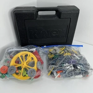 K'NEX Plastic Storage Container Box Carrying Case Bundle + Knex Pieces HUGE LOT - Picture 1 of 11