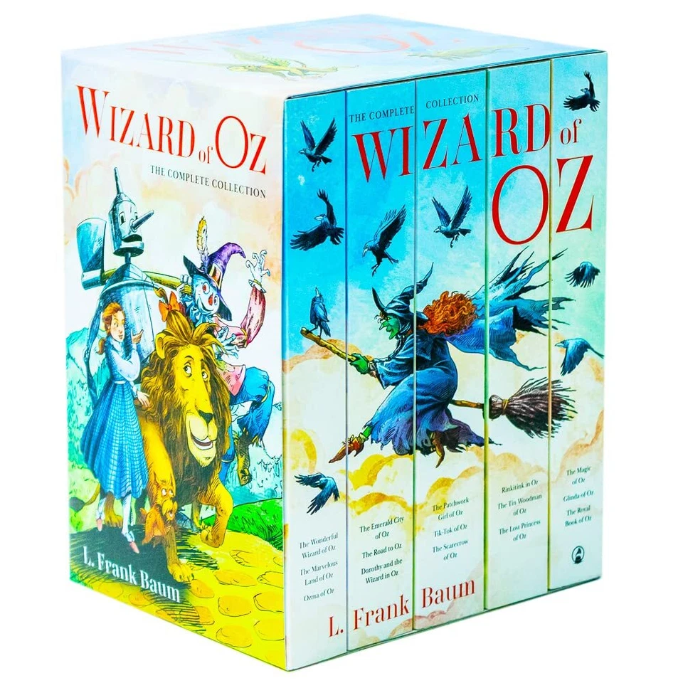 The Complete Collection Wizard of OZ Series 15 Books Collection Box Set By L. Fr Foto 1 de 3