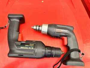 2 Sears Craftsman 3/8" Drills No Batteries - Picture 1 of 4