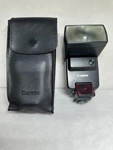 Canon 430EZ Speedlite Flash With Case, Clean And TESTED With Canon Camera - Picture 1 of 8