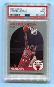 Michael Jordan 1990 Hoops #65 PSA 9 MINT