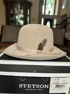 Stetson Alter Royal Silverbelly 7 1/2 Quality Fedora! - Picture 1 of 8