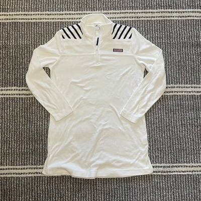 Camisa/cubierta de natación manga larga Vineyard Vines de felpa francesa para mujer mediana  Foto 1 de 4