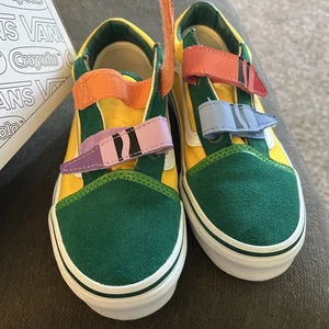 Vans Schuhe Crayola Motiv Jugend Größe 3 - wenig getragen toller Schuh sehr bunt - Bild 1 von 9