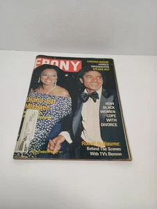 Ebenholz Magazin November 1983 Michael Jackson & Diana Ross klassisches Cover schwarze Geschichte - Bild 1 von 3