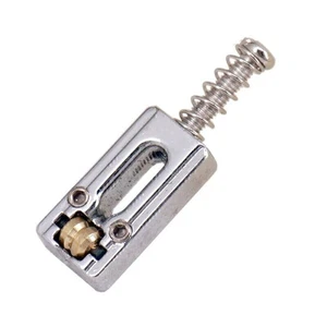 Sella Corda Telecaster Bridge Cromata per Tele Chitarra Elettrica Migliora Tono - Foto 1 di 11