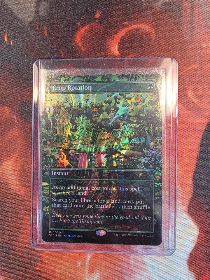 HALO FOIL - Crop Rotation - Encyclopedia Secret Lair Magic The Gathering MTG - Image 1 of 1