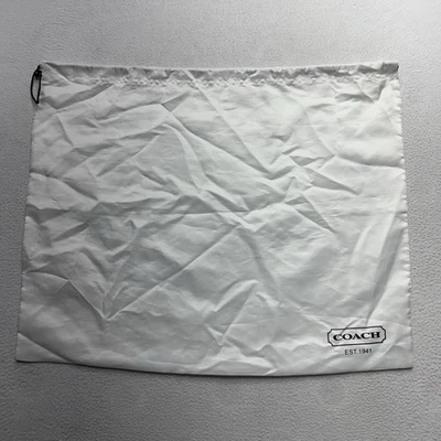 "Bolsa antipolvo Coach con cordón bolsa de regalo cubierta de almacenamiento bolsa 19"" X 23"" grande" Foto 1 de 4
