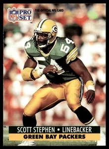 1991 Pro Set Scott Stephen Rookie Green Bay Packers #512 - Picture 1 of 2