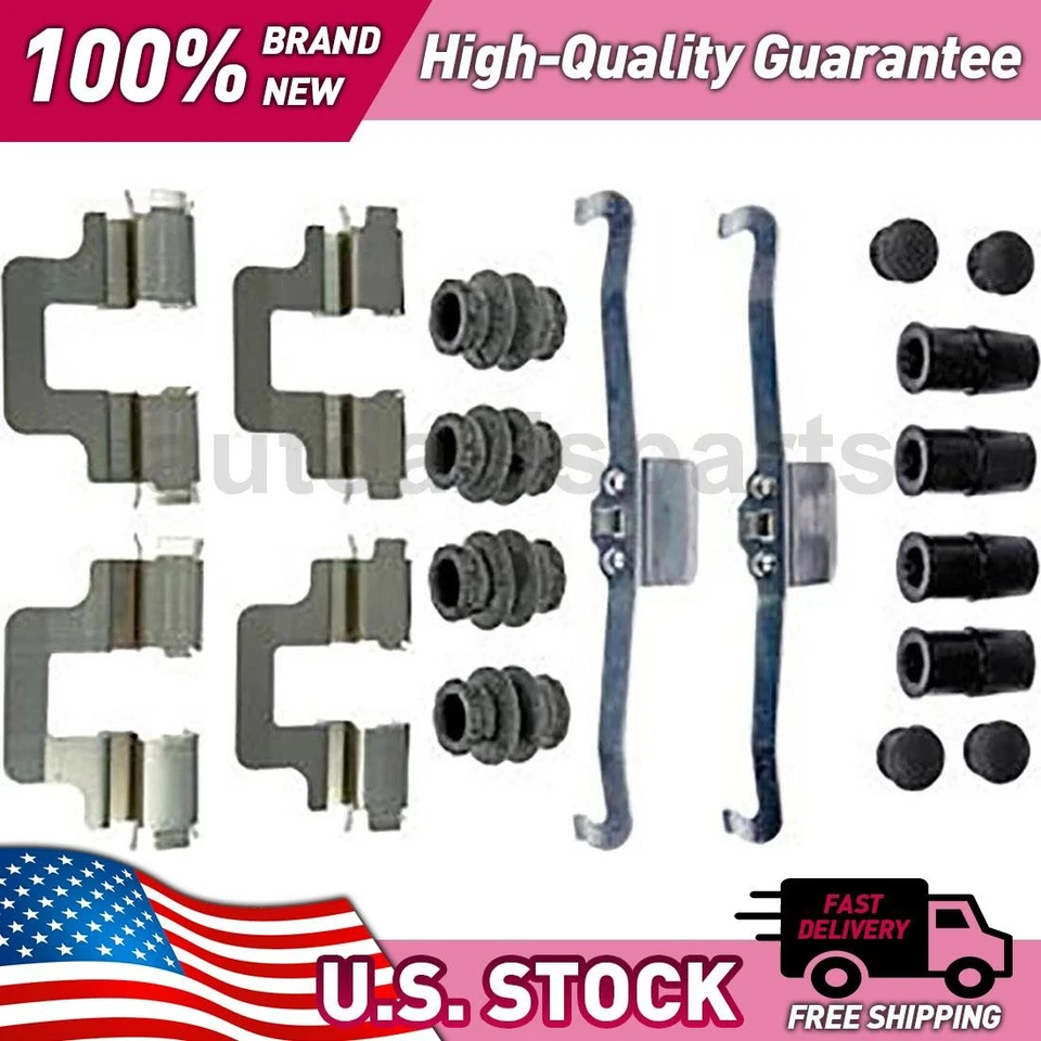 2 Dorman delantero trasero - Kit de herrajes de freno de disco de primera parada para Audi A4 2006-2008 Foto 1 de 4