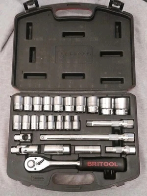 Britool 1/2" Drive Metric Socket Set 26 Piece 748271 - Image 1 of 4