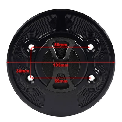 Cubierta de tapa del tanque de combustible para BMW S1000RR 2010-2016 S1000R 2014-2016 HP2 SPORT negro Foto 1 de 4