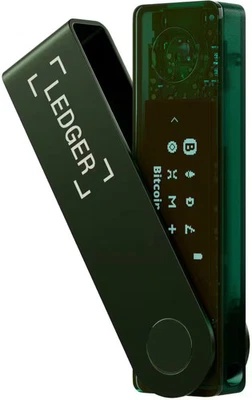 Ledger - Cartera de hardware criptográfico Nano X - Bluetooth - Verde esmeralda Foto 1 de 4
