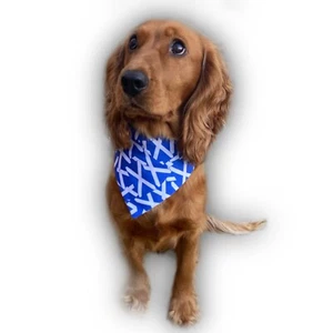 Scotland Flag Dog Bandana Neckerchief Slide on Collar Scarf Neck Tie - Picture 1 of 5