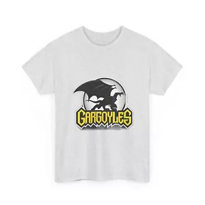 Gargoyles Graphic Tee - Gothic Style Cartoon Shirt, Fan Tee, Unisex Heavy Cotton - Picture 1 of 15