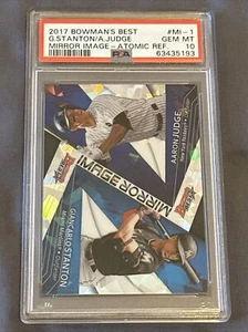 2017 Bowman’s Best Aaron Judge RC Atomic Refractor PSA 10 GEM MINT # MI-1 - Bild 1 von 12