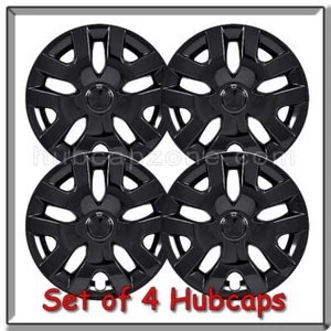 2017-2020 Nissan Rogue Hubcaps 16" Black Hub Caps Fits Rogue Wheel Covers Set 4 - Bild 1 von 2