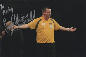 Dave Chisnall signed “To Andy” 12x8" Darts photo / COA - Picture 1 of 2
