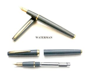 Stylo plume or WATERMAN gris clair ca.1950 - Fountain Pen