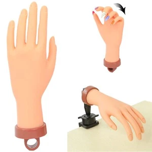 Nail Practice Hand for Acrylic Nails Mannequin Hands for Nails Practice Flexi... - Picture 1 of 9