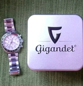 Gigandet Armbanduhr, Tachymeter, Chronograph, Batterie, Gebraucht&Gut, Silber,  - Bild 1 von 13