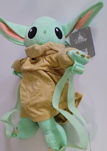 Mochila de felpa Grogu Baby Yoda Star Wars Mandalorian 17" de los parques de Disney 2021 nueva con etiquetas - Imagen 1 de 17