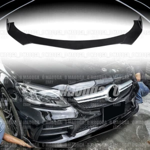 For Mercedes W205 W204 W211 W213 C-Class E-Class Front Lip Splitter Spoiler - Bild 1 von 10