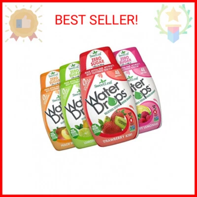 Gotas de agua SweetLeaf Stevia - Paquete de variedad potenciador de agua, Stevia Wa sin azúcar Foto 1 de 2