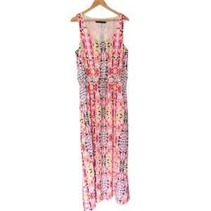 Ivanka Trump Womens Dress Long Maxi Sleeveless Lined Blousen Size 16 - Picture 1 of 7