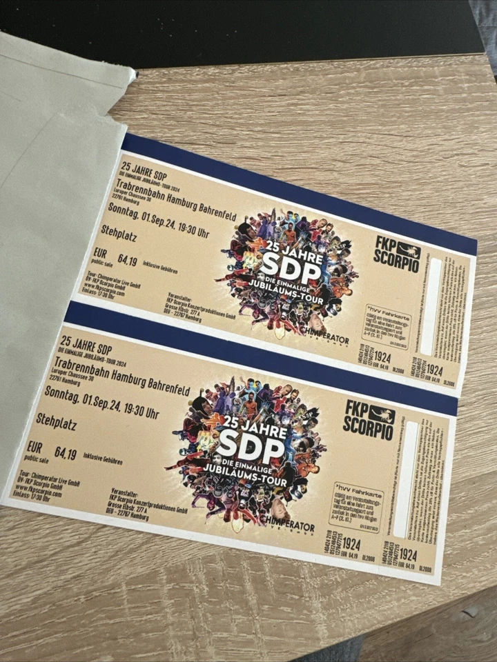 sdp Jubiläumstour Hamburg  - Bild 1 von 1