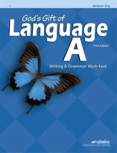 Abeka God's Gift of Language A (3rd Ed) Writing & Grammar Work-text Answer Key - Imagen 1 de 1